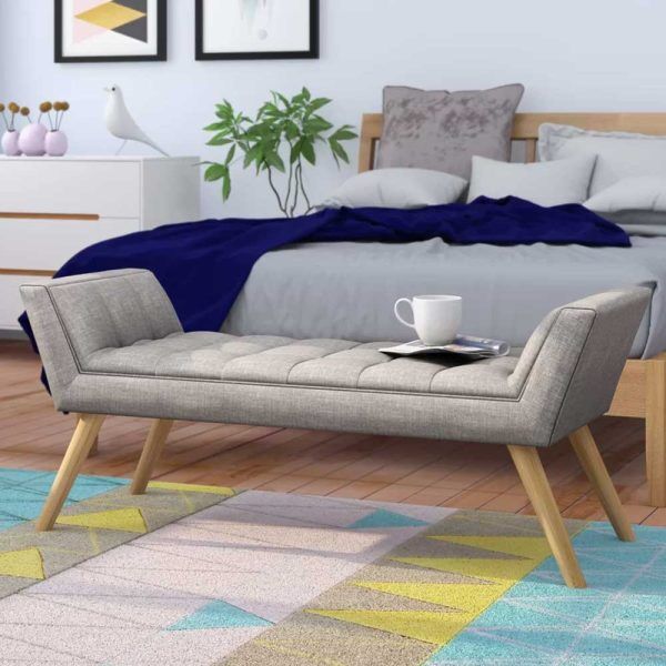 Paragon Cauley Fabric Upholstered Bench