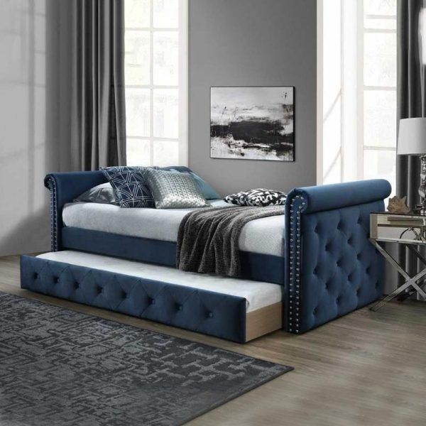 Chester Tufted Twin Daybed with Trundle