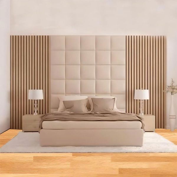 Wall Panel Headboard Bed in a Stunning Design