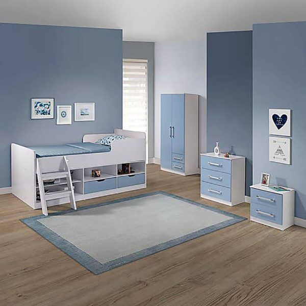 Paragon Jasper Bedroom Set in  Blue