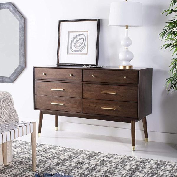 Lyla Dressing Table with 6-Drawers in White