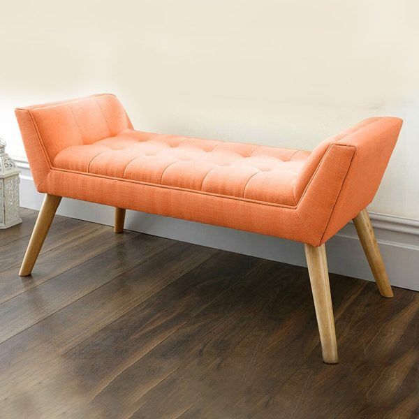 Paragon Fabric Upholstered Ottoman Bench