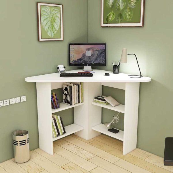 Contemporary Corner Study Table