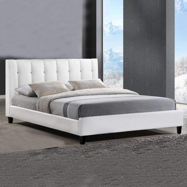 Modern Vino Bed Button Tufted Design