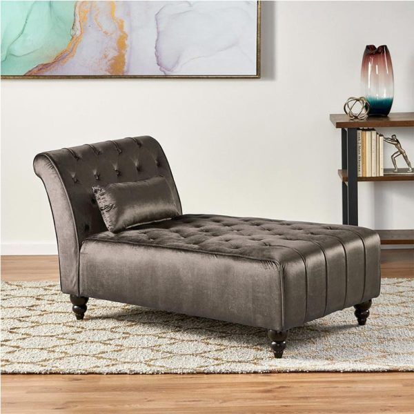 Paragon Contemporary Fabric Chaise Lounge