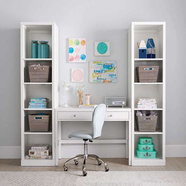 Paragon Furniture Study Table With Bookshelf