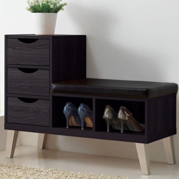 Shoe Organizer Rack with Seating Bench