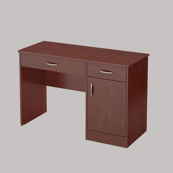 Shore Computer Table in Brown Finish