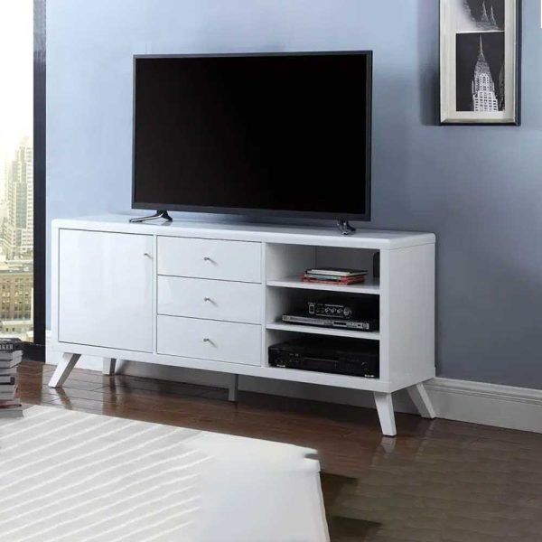 Paragon Furniture White TV Unit