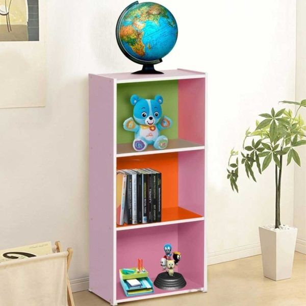 Haru 3 Tier Book Shelf in Multi Colour