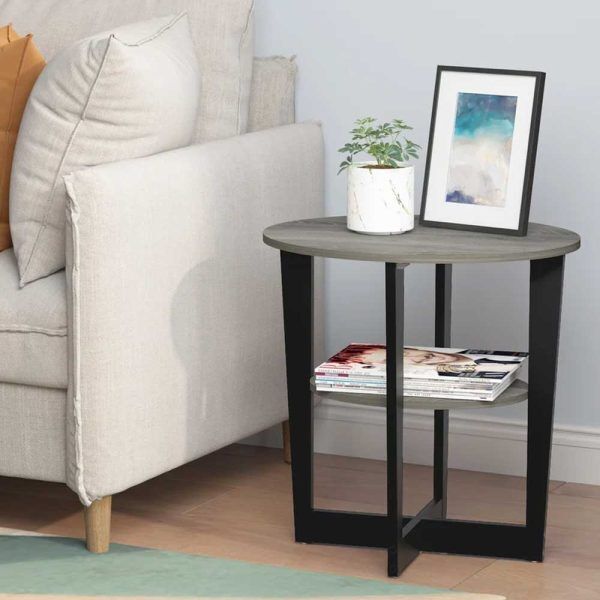 Modern Mepplzian Round Side Table