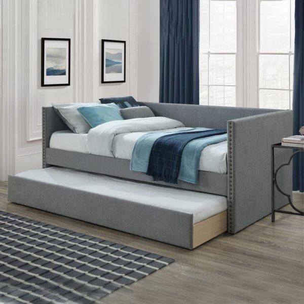 Simple Franklin Daybed with Trundle in White