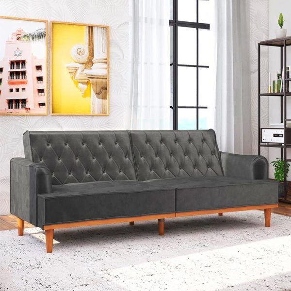 Stella Wide Tufted Back Twin Sofa
