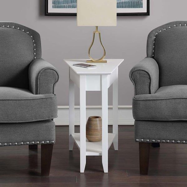 Wedge Modern and Versatile End Table